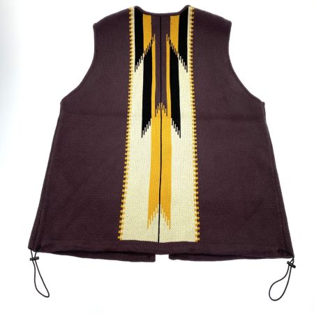  indian Motocycle インディアン モトサイクル ニットベスト パープル Mサイズ