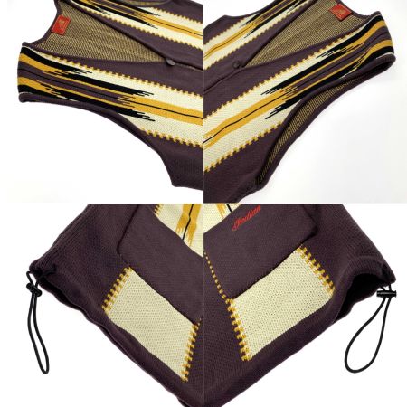  indian Motocycle インディアン モトサイクル ニットベスト パープル Mサイズ