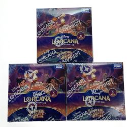##  ディズニー・ロルカナ・TCG 日本語版 ブースターパック 星々の輝き 3BOX シュリンク付 未開封 Nランク