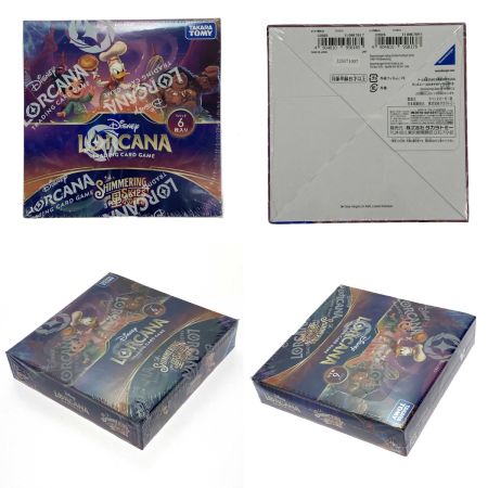   ディズニー・ロルカナ・TCG 日本語版 ブースターパック 星々の輝き 3BOX シュリンク付 未開封