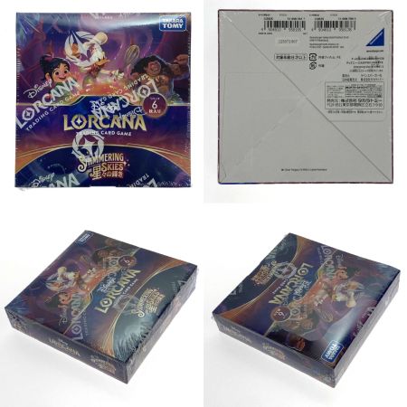   ディズニー・ロルカナ・TCG 日本語版 ブースターパック 星々の輝き 3BOX シュリンク付 未開封