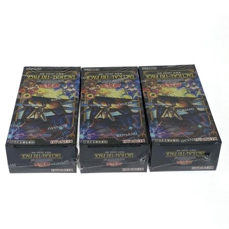   遊戯王 TACTICAL-TRY PACK -黒魔導・HERO・御巫- 3BOX 未開封 シュリンク付 トレカ