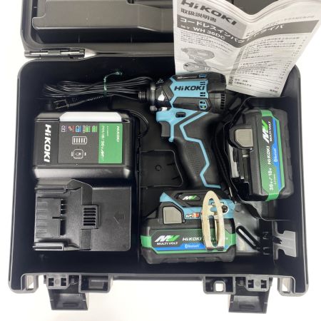  HiKOKI ハイコーキ 36V コードレスインパクトドライバ WH36DC(2XPSZ)(CB) セームブルー 充電器・充電池2個・ケース付