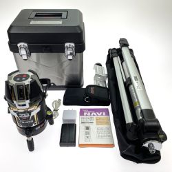 ## TAJIMA タジマ ZERO BLUE レーザー墨出し器 ZEROBLN-KJC ブラック ゼロブルー 三脚付 未校正 Cランク
