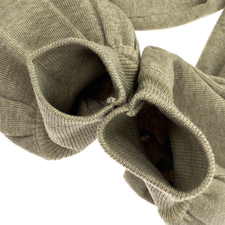  le coeur blanc ルクールブラン ベルト付プレーティングニットワンピ 38サイズ ベージュ 紙タグ付き