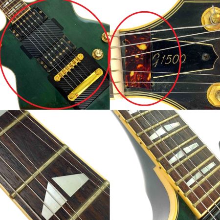  YAMAHA ヤマハ SG-1500 エレキギター SG-1500 修復跡あり ハードケース付