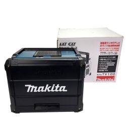 ## MAKITA マキタ 充電式ラジオ付テレビ TV100 グリーン リモコン・アダプター付 アンテナ1本折れ有 Bランク