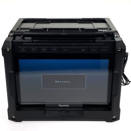  MAKITA マキタ 充電式ラジオ付テレビ TV100 グリーン リモコン・アダプター付 アンテナ1本折れ有