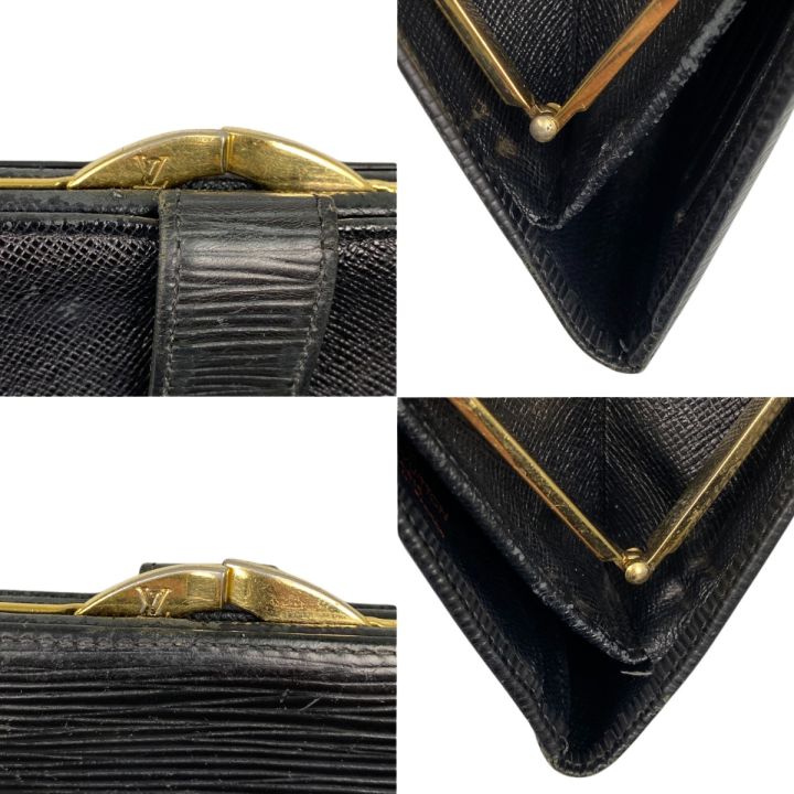 LOUIS VUITTON ルイヴィトン コンチネンタルヴィエノワ　長財布 ルイヴィトン エピ コンチネンタルヴィエノワ 長財布 黒 がま口 - メルカリ