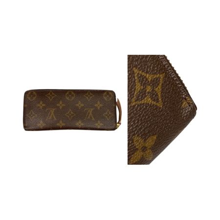  LOUIS VUITTON ルイヴィトン モノグラム ポルトフォイユ･クレマンス ラウンドファスナー長財布 M61298 ローズ・バレリーヌ