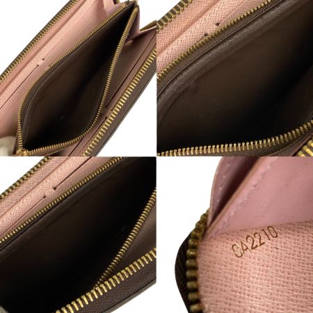  LOUIS VUITTON ルイヴィトン モノグラム ポルトフォイユ･クレマンス ラウンドファスナー長財布 M61298 ローズ・バレリーヌ