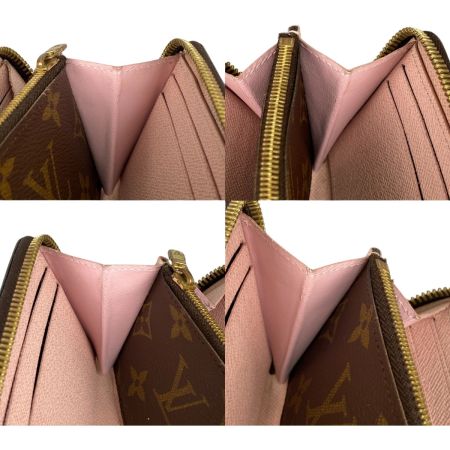  LOUIS VUITTON ルイヴィトン モノグラム ポルトフォイユ･クレマンス ラウンドファスナー長財布 M61298 ローズ・バレリーヌ