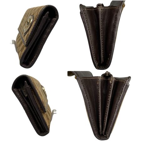  GUCCI グッチ GGキャンバス 二つ折り 長財布 ラブリーハート ジャンク品 251861 ベージュ ブラウン 