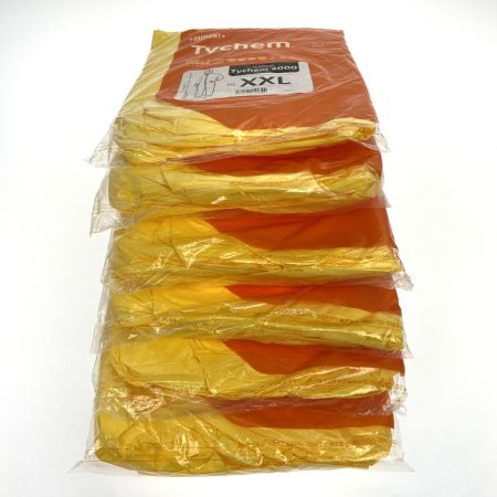  DuPont デュポン タイケム2000 6着セット サイズXXL TC198T YL 全身化学防護服（使い捨て式）未使用品