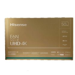 ## Hisense ハイセンス 液晶テレビ 50インチ 50E6N UHD 4k 未開封品 Sランク