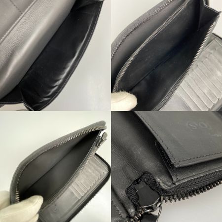  LOUIS VUITTON ルイヴィトン モノグラムシャドウ ジッピーウォレット ヴェルティカル RFID確認済 型崩れ有 イニシャル入り 長財布 M62902 ブラック