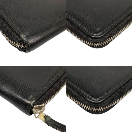  GUCCI グッチ ラウンドファスナー長財布 インターロッキングG 型崩れ有 309713 ブラック