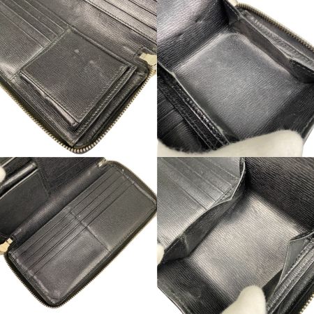  GUCCI グッチ ラウンドファスナー長財布 インターロッキングG 型崩れ有 309713 ブラック