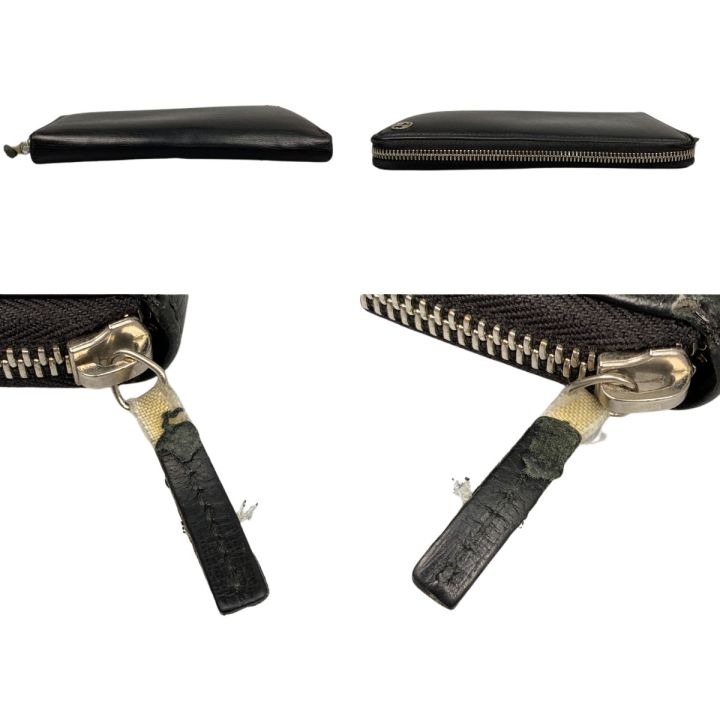 GUCCI グッチ ラウンドファスナー長財布 インターロッキングG 型崩れ有