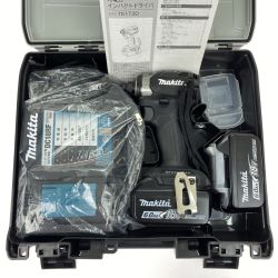 ## MAKITA マキタ 18V 充電式インパクトドライバ TD173DRGXB ブラック 充電器・充電池2個・ケース付 Aランク
