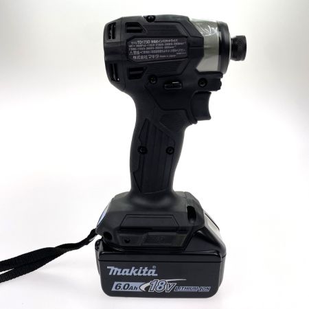  MAKITA マキタ 18V 充電式インパクトドライバ TD173DRGXB ブラック 充電器・充電池2個・ケース付