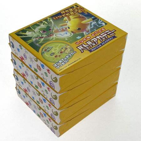   ポケモンカードゲーム スカーレット&バイオレット いつでもどこでも バトルアカデミー 4つセット 未開封品(2) トレカ