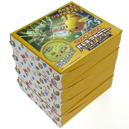   ポケモンカードゲーム スカーレット&バイオレット いつでもどこでも バトルアカデミー 4つセット 未開封品(3) トレカ