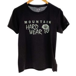 ## MOUNTAIN HARD WEAR マウンテン ハード ウェア WハードウェアフロントロゴT OR8232 ブラック Aランク