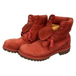 ## Timberland ティンバーランド  50th Anniversary 6in PREM WP BT 6インチプレミアムウォータープルーフブーツ 27.5cm チャーム欠品 A5VEWA レッド Cランク