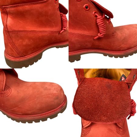  Timberland ティンバーランド  50th Anniversary 6in PREM WP BT 6インチプレミアムウォータープルーフブーツ 27.5cm チャーム欠品 A5VEWA レッド