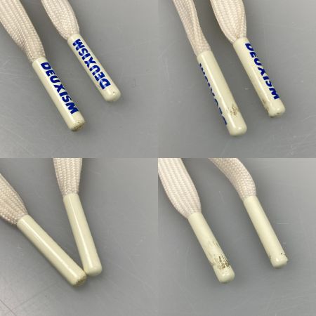   デュース × アディダス DEUX×adidas Originals SUPERSTAR 80S スニーカー 24.5cm IF6292 オフホワイト/ブルー