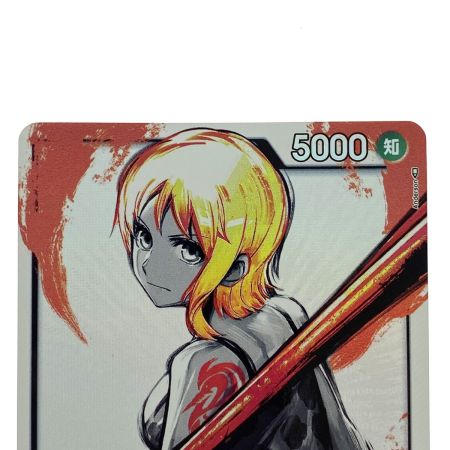   ワンピースカード ナミ L リーダーパラレル OP03-040 墨絵 トレカ