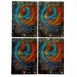   デュエルマスターズ 氷柱と炎弧の決断 VR DM23 RP4X 3/8 4枚セット トレカ Bランク