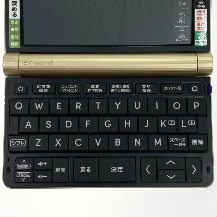 【CASIO】EX-word XD-JTSR6000 シャンパンゴールド　未使用 CASIO EX-word XD-JTSR6000 シャンパンゴールド - メルカリ