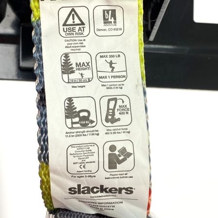  Slackers ポータブルスラックラック スラックライン