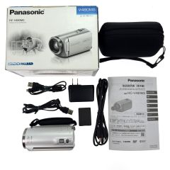 Panasonic パナソニック デジタルハイビジョンビデオカメラ HC-V480MS-W ホワイト 動作確認済み Bランク