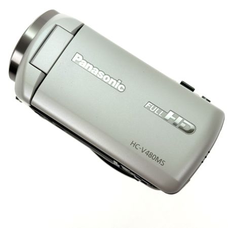  Panasonic パナソニック デジタルハイビジョンビデオカメラ HC-V480MS-W ホワイト 動作確認済み