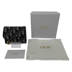 ## Christian Dior クリスチャンディオール 3つ折り財布 S5912CTZQ M928 ブルー Bランク