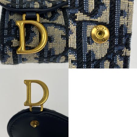  Christian Dior クリスチャンディオール 3つ折り財布 S5912CTZQ M928 ブルー