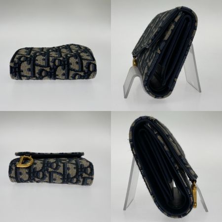  Christian Dior クリスチャンディオール 3つ折り財布 S5912CTZQ M928 ブルー