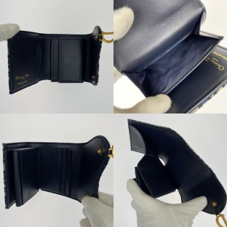  Christian Dior クリスチャンディオール 3つ折り財布 S5912CTZQ M928 ブルー