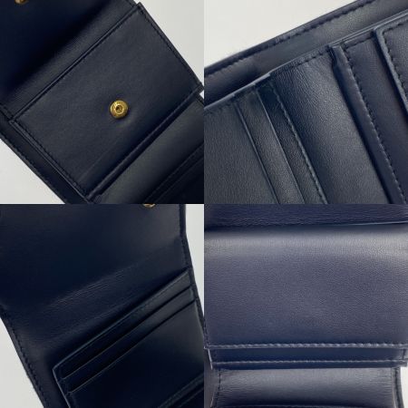  Christian Dior クリスチャンディオール 3つ折り財布 S5912CTZQ M928 ブルー