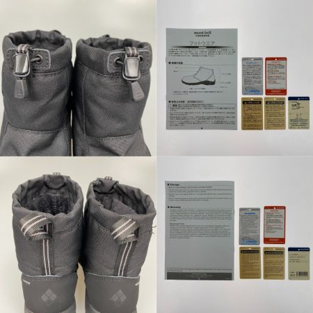  mont･bell モンベル コルチナブーツ Women's 23cm スノーブーツ 1129735 ブラック