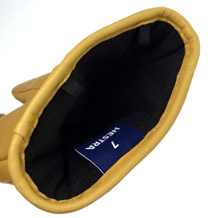  HESTRA へストラ ウィンターグローブ 3フィンガー ゴアテックス フルレザー タン サイズ7