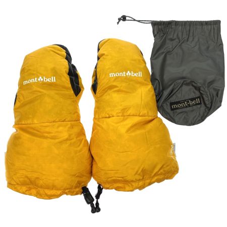  mont･bell モンベル ダウンミトン 1118853 イエロー Mサイズ（男女兼用） スタッフバッグ付き