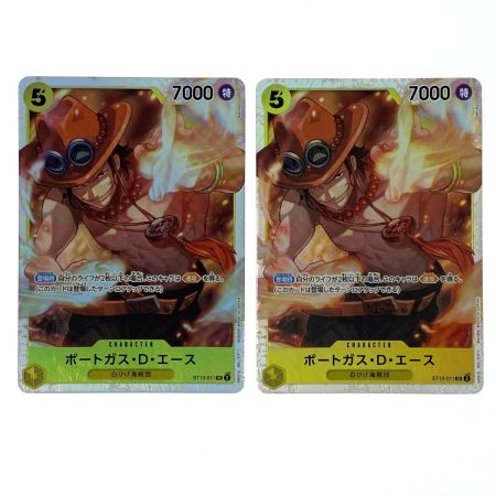   ワンピースカード ポートガス・D・エース SR ST13-011 4枚セット トレカ