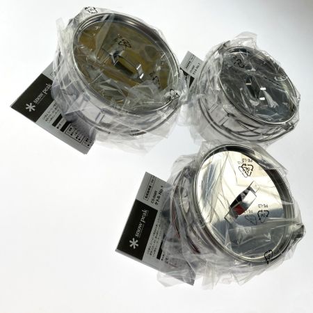  snowpeak スノーピーク ケトル No.1 CS-068R 3個セット 未使用品