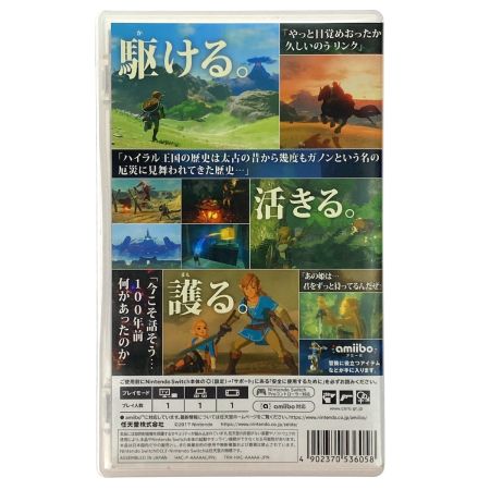  Nintendo ニンテンドウ Switchソフト ゼルダの伝説 ブレス オブ ザ ワイルド ケース痛み有