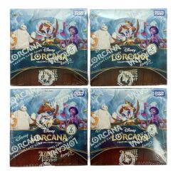 ##  ディズニー・ロルカナ・TCG 日本語版 ブースターパック 大いなるアズライト 4BOX シュリンク付 未開封 Nランク