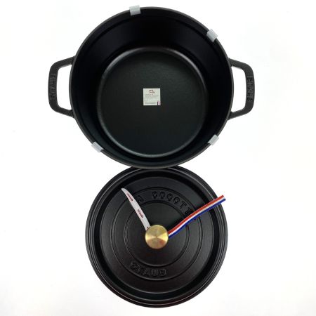  STAUB ストウブ ピコ･ココット ラウンド 24cm 40500-241 ブラック 未使用品